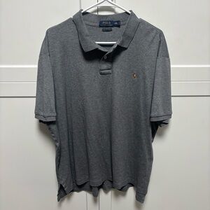 Polo Ralph Lauren Pima Soft Touch XXL Grey short sleeve polo